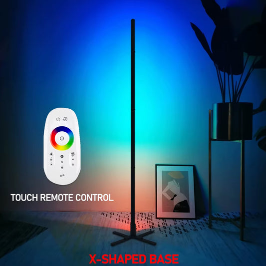 Upgrade 145/180CM Smart Floor Lamp RGBIC Tuya Smart APP Remote Control Nordic Stand Floor Mood Light for Game Room Decoration
